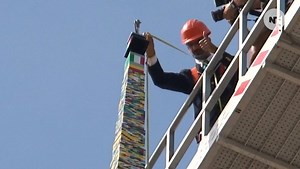 94K views · 2.6K reactions | Kids and adults teamed up to build the world's most epic Lego tower | NowThis | Facebook