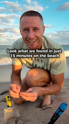 1.3K views · 444 reactions | Look what we found in just 15 minutes on the beach | CKG Metal Detecting | Facebook
