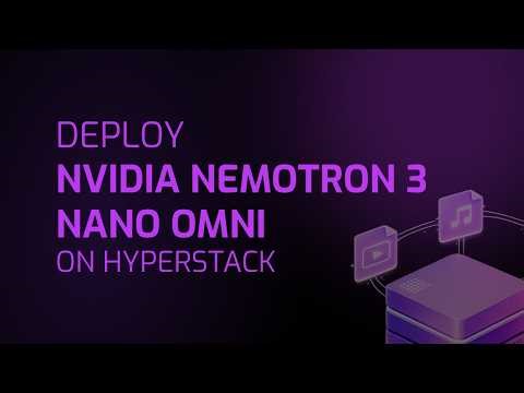 Deploy NVIDIA Nemotron 3 Nano Omni on a Single NVIDIA H100: Video, Audio & Document AI