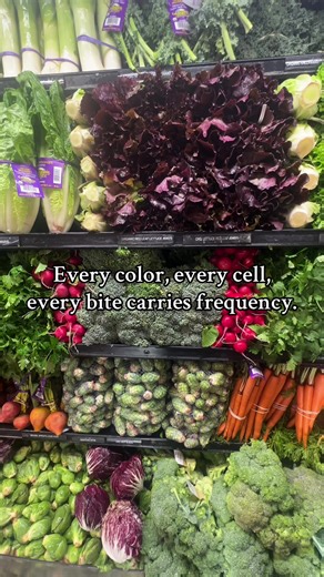 Your food is electricity — information coded in color, light, and life. When you choose living foods, you’re choosing high-frequency energy. Each fruit and vegetable carries photonic charge, minerals, and memory from the Earth — messages your cells understand. You’re not just eating calories. You’re eating vibration. And when you eat consciously, you reprogram your biology toward coherence. This is The Conscious Code — nourishment for both body and light body. #TheConsciousCode #ElectricFoods #C