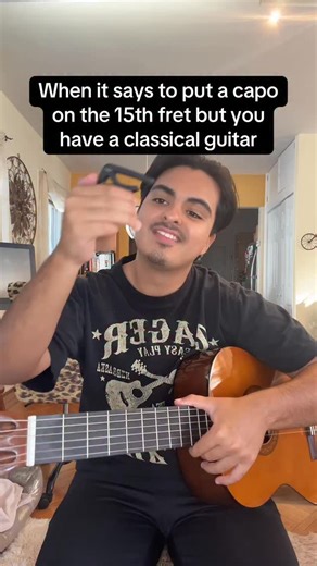 David Pazmino on Instagram: "At least we can still put the capo on the 2nd fret"