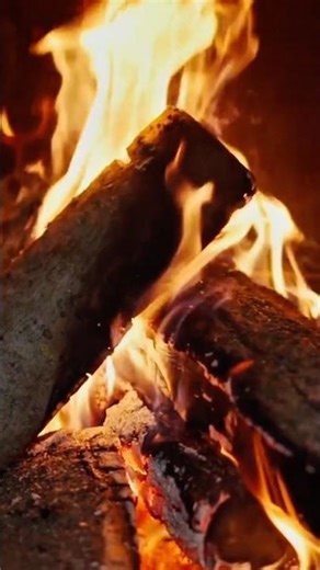 🌙 Relaxing Campfire at Night 🔥