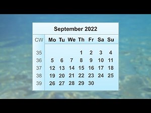 September 2022 Calendar
