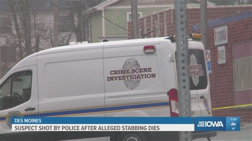 Officials investigating after Des Moines police shoot and kill suspect in alleged stabbing