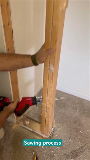 Sawing process #cuttingasmr #sawit #closet #remodeling #construction