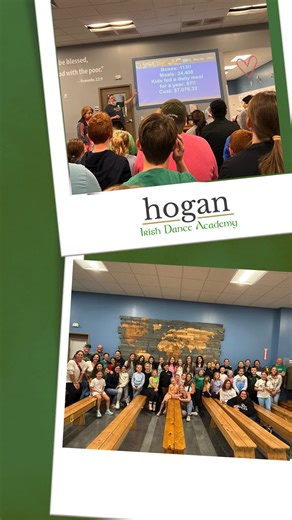 Giving back is part of the #TeamHogan mission. Recently, our dance family gathered to support Feed My Starving Children. Our group of dancers, Moms, Dads, Siblings, and friends volunteered to create meals that went out to Panama and Ukraine. | Hogan Irish Dance Academy