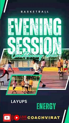 🏀Evening Practice Session| conditioning drill| basketball