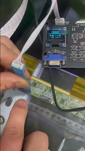 How to use VGL VGH Programmer - T-CON DC Voltage Regulation Tool TCON Burning Tool LED TV Repair