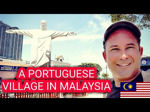A visit to the Portuguese Village in Melaka (Malacca) / KAMPUNG PORTUGIS / MALAYSIA TRAVEL VLOG