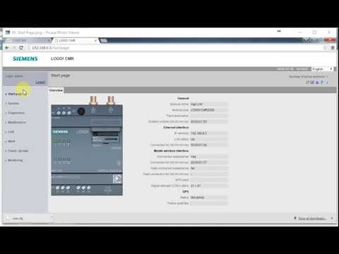 SIEMENS LOGO8 PLC & GSM Configuration & Program Downloading Using LOGO Comfort Software Tutorial 2
