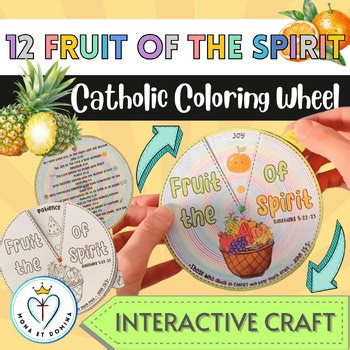 12 Fruit Of The Spirit Bible Lesson Coloring Craft Catholic Children’s Liturgy