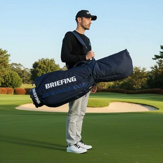 ブリーフィング ゴルフ キャディバッグ メンズ レディース 9.5型 BRIEFING GOLF カート式 STANDARD SERIES CR-5 #04 BRG253D04