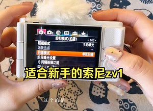 适合新手的索尼zv1超详细使用教程来咯！