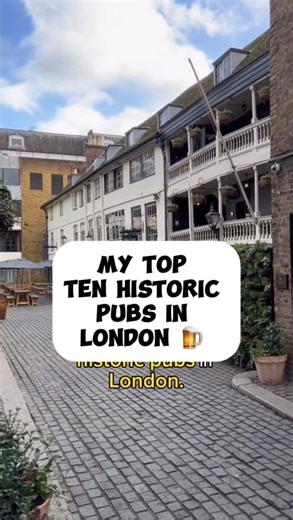 My personal top ten historic pubs in London! 🍻 Are there any that I have missed? What are your favourites? #London #londonpubs #londonhistory | Living London History