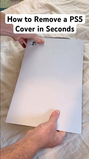 How to remove the PS5 plates, How to remove a PS5 cover side panels #shorts