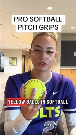 This is why they use yellow balls in softball! #shorts #baseball #softball
