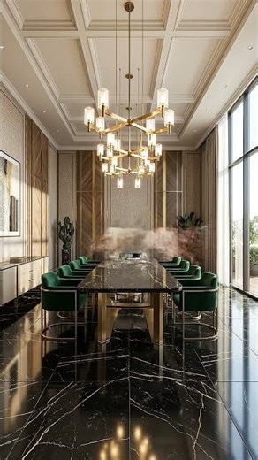 Luxdine | Marble Glow Dining Room by Sarah’s Creativity