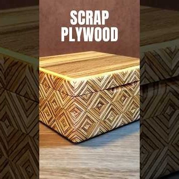 How I Made This Plywood Box #diy #patternedplywood #woodworking #woodscraft #woodworkingprojects