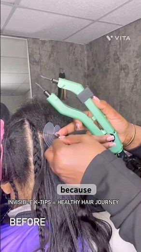 Watch Me Transform Her Hair with 200g K-Tips Extensions 💎 Full Install