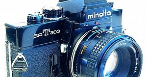 Minolta SRT-303 35mm SLR Film Camera