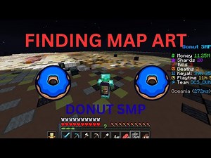 Finding lost map art on Donut SMP #donutsmp #minecraft #smp #cool #gaming