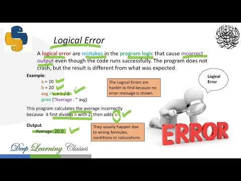 Errors in Python #Syntax #logical #runtime #programming #python