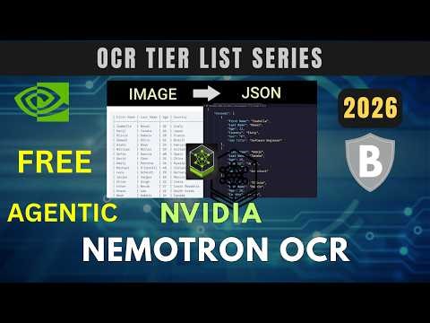 NVIDIA Nemotron OCR (FREE): Images to Validated JSON via Agentic AI