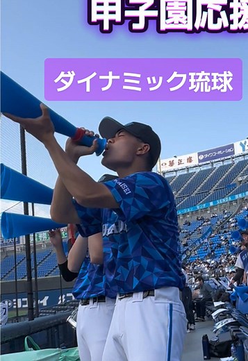ダイナミック琉球で輝く高校野球の応援
