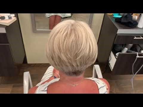 Wedge bob haircut