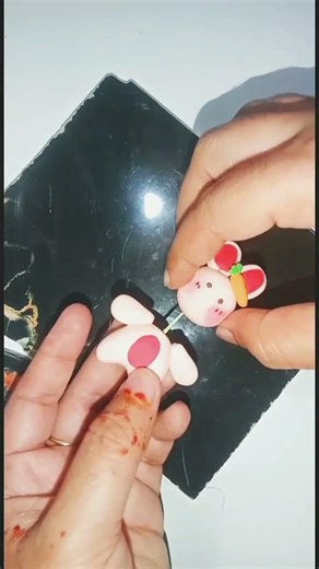 A Cute Craft With Clay 💕 #everyone #diy #highlight #viral #clayart #sairaartcraft #shorts #clay