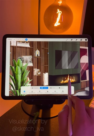 Interior Sketch: Step-by-Step Drawing Tutorial