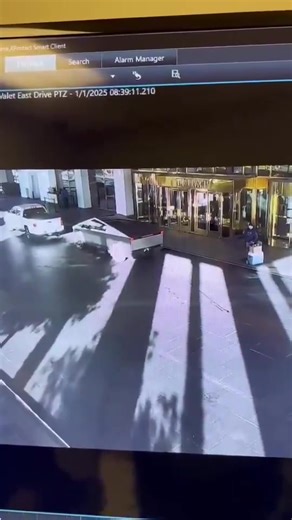 WATCH: A Tesla Cybertruck has exploded in front of Trump International Hotel in Las Vegas. | Brian Tyler Cohen