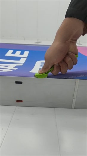 Sign Mate on Instagram: "Press it in, move along, done. Installing SEG graphics feels way smoother now. #Sign Mate #SEGSpecificTool #SEGTool #SEGGraphics #LightboxDisplay #SignMaking #PrintShopLife #WorkshopTools #DailyWork"