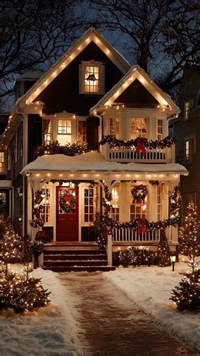 190K views · 94K reactions | Inside the Coziest Christmas House on...