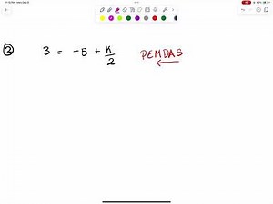 Solving Two-step Equations Involving Fractions