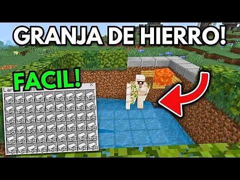 💥The best iron farm for Minecraft Bedrock 1.21