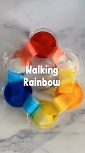 9.6K views · 45 reactions | Walking Rainbow ExperimentA classic...