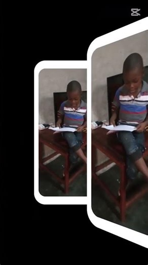 Young Learner in Standard Two Practising English Skills#learnenglish #childrensrhyme #kids