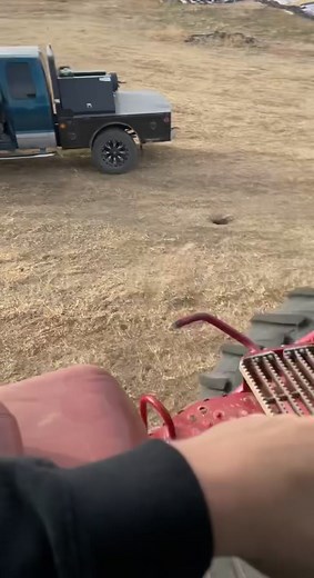 Exploring a Red Tractor's Features and Controls