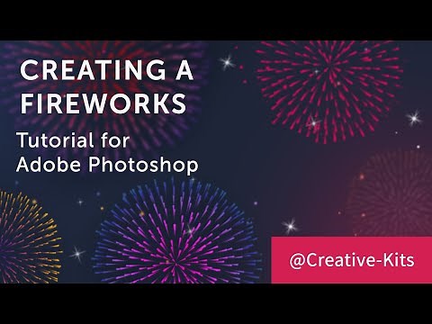 Tutorial on creating fireworks in Adobe Photoshop