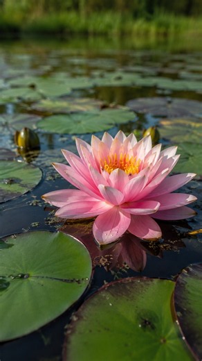 How Does a Water Lily Grow? 👀🌱 #plantgrowth #timelapse #naturelovers #asmr