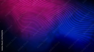 Smooth blue violet wavy lines with grunge texture. Seamless looping abstract minimal motion design. Video animation Ultra HD 4K 3840x2160