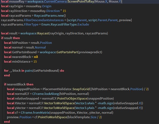 How can I predict the block position without it gapping?