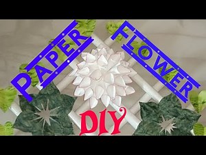 How to make Easy Diy Paper Cone Flower Step by step || Easy Flower || Home Decor idea || diy project