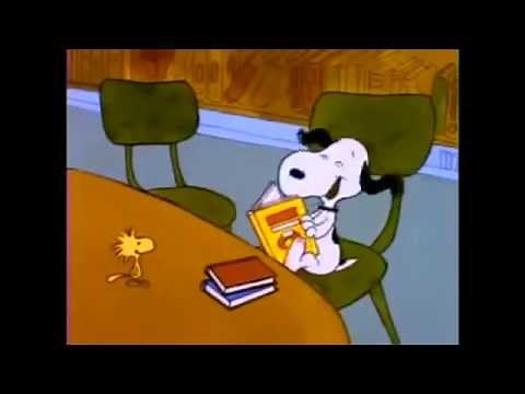 Snoopy laughing