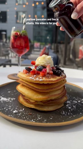 Delicious Brunch at High Note with the Largest Pancakes in Georgia