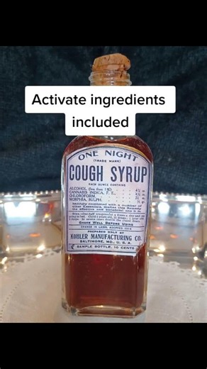 Presenting Victorian Bad Ideas - One Night Cough Syrup #nopestalgia #victorianmedicine