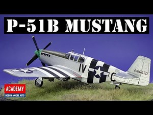 Academy 1/72 Scale P-51B Mustang (Build Video)