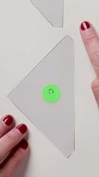 There are 3 ways for quilters to clip the corners of a 45-degree triangle, take a look! #shorts