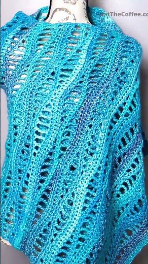 New Crochet shawl tutorial